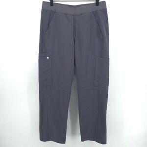 FIGS Women Scrub Pants Zamora Jogger M/S Graphite Gray Cargo Medical Workwear